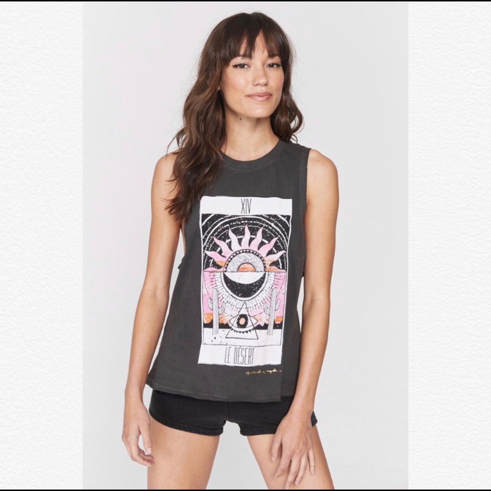 Spiritual Gangster Le Desert Gigi Muscle Tank, S